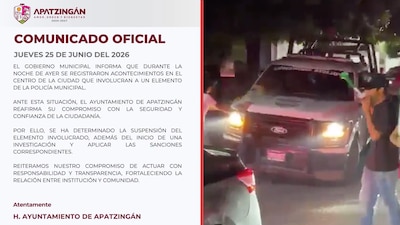 Suspenden a policía que disparó al aire para dispersar a aficionados del ‘Tri’