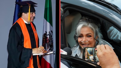 Cristian Castro se gradúa de la prepa a los 51 años y ya piensa en estudiar en la UNAM