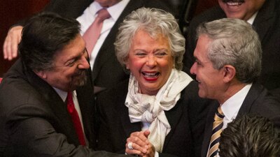 La iniciativa de Olga Sánchez Cordero fue respaldada por senadores de otros partidos