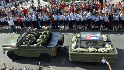Durante cuatro días las cenizas de Fidel Castro recorrieron Cuba