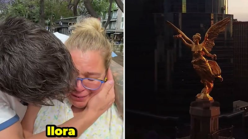 VIDEO: Extranjera llora al ver el Ángel de la Independencia por primera vez