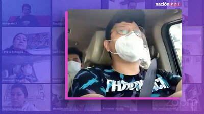 El diputado Emmanuel Vargas conducía su carro mientras trataba de poner atención a una sesión del Congreso