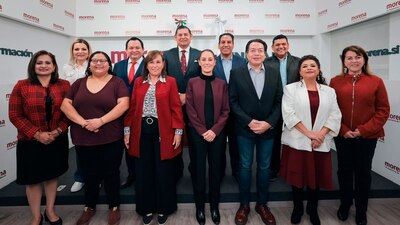 Se reunieron con su coordinadora Nacional, Claudia Sheinbaum