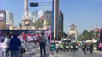 ¡Tómalo en cuenta! Avanza megamarcha del CNTE en Reforma rumbo al Zócalo