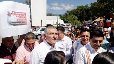 El secretario de Gobernación estuvo en la Cámara de Diputados.