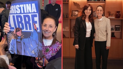 Sheinbaum lanza mensaje de apoyo a la exmandataria argentina Cristina Kirchner desde España