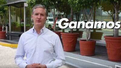 El candidato priista se dijo contento ante los resultados del conteo distrital