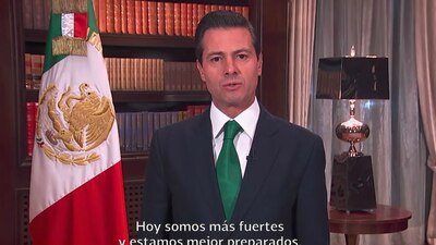 El presidente envío un mensaje con motivo del inicio de año