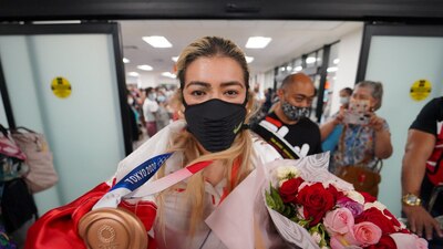 La atleta mexicana aseguró que es decepcionante estar pasando por todo esto, por lo que decidió no firmar el cheque