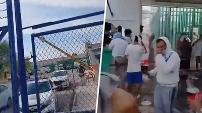 En videos se pudo observar cómo salieron los reos de sus celdas