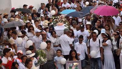 Este viernes fue sepultada Camila,  la niña de 8 años