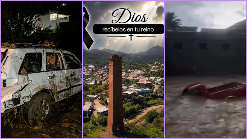 Tormenta arrastra vehículos en Durango y deja sin vida a 3 mineros que viajaban en ellos