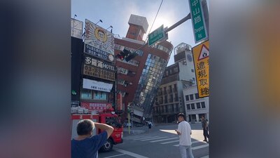 El movimiento telúrico logró derrumbar edificios