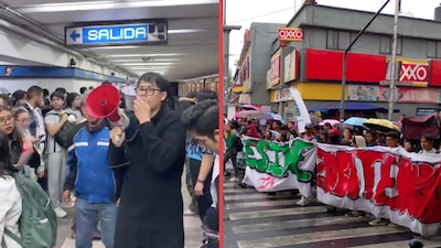 Estudiantes del IPN se dirigen hacia bloqueo en Zacatenco, Mario Delgado los dejó plantados