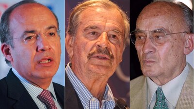 Felipe Calderón, Vicente Fox y Luis Echeverría reciben una pensión mensual vitalicia