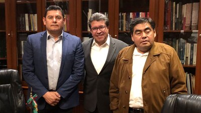 Armenta, Monreal y Barbosa se reunieron  por la unidad de Morena