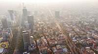 Reportan mala calidad del aire en la CDMX y Edomex