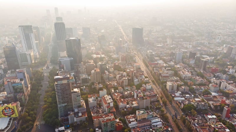 Reportan mala calidad del aire en la CDMX y Edomex