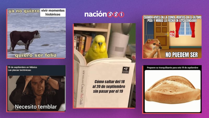 “Preparen el bolillo”: Mexicanos esperan con memes el 19 de septiembre