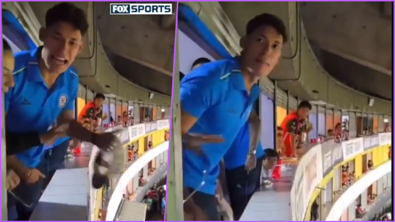 VIDEO: “¡Me pelas la v...!”: ‘Chiquete’ Orozco explota contra aficionado en el Atlas-Cruz Azul