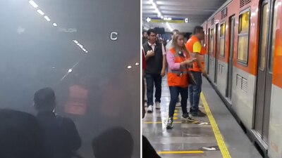 Tuvieron que desalojar a las personas porque los pasillos se llenaron de humo