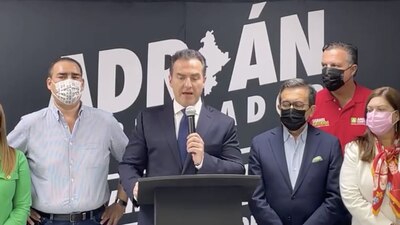 El candidato del PRI se quedó en 27.96% de los votos, según el PREP