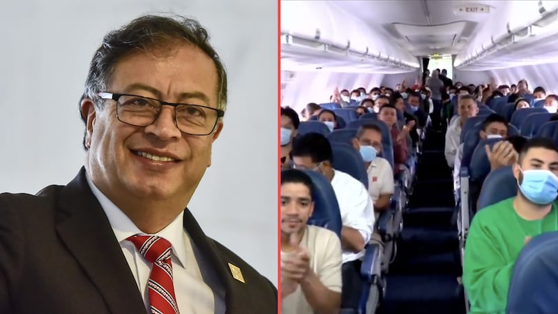 Petro busca que colombianos sin documentos en EU regresen; promete créditos