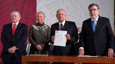 AMLO avaló la propuesta de la SCJN para renovar el Poder Judicial