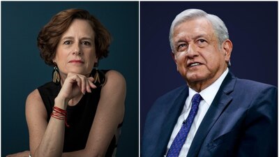 La escritora hizo una crítica al presidente mexicano