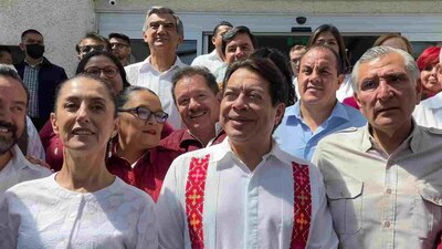 La jefa de Gobierno participó en el evento masivo de Morena