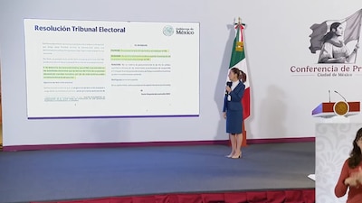 La mandataria mexicana celebró las resoluciones a favor de la reforma judicial