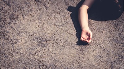 La pequeña fue trasladada al hospital pero falleció