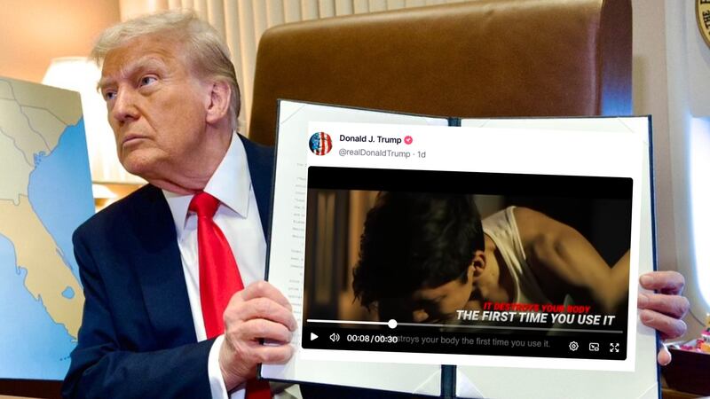 ‘Fentanyl kills’: Trump difunde videos del gobierno de México contra el fentanilo