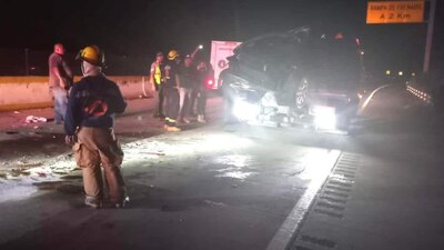 El accidente ocasionó que cerrarán la circulación por un momento en la zona