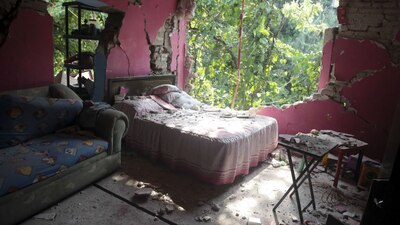 Así quedó una casa en Cuernavaca, Morelos, por el paso del sismo de este martes