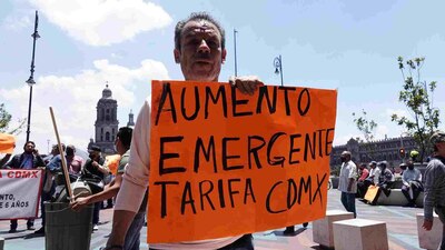 El gobierno capitalino anunció el jueves un aumento a la tarifa