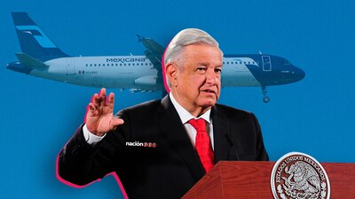 El presidente dijo que se va a fortalecer todo lo relacionado con las líneas aéreas mexicanas.