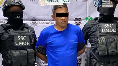 El detenido presuntamente pertenece a un grupo delictivo