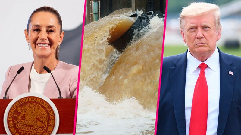 Trump acusa que México debe agua a Texas; “llegaremos a un acuerdo”, responde Sheinbaum