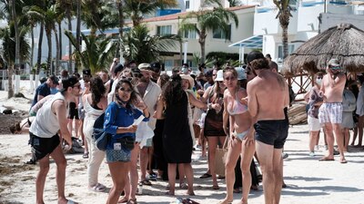 La presentación más fuerte de México fue con los turistas estadounidenses