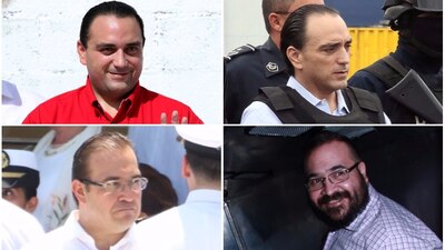 Así cambiaron exgobernadores como Roberto Borge y Javier Duarte tras ser detenidos