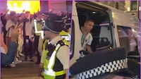 VIDEO: Policías salvan a argentino de ser linchado por hinchas ingleses tras perder la semifinal