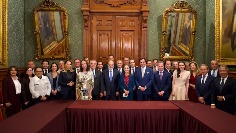 Sheinbaum se reúne con el Consejo Nacional de Inversiones; destaca presencia de Slim