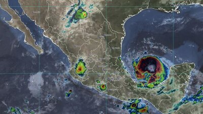 Grace' cruzó la Península de Yucatán el jueves