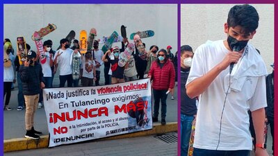 Hiram Durán afirmó que patinar no es una razón para golpear o detener a nadie