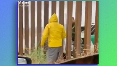 Un agente de migración fue captado comprando tamales en plena frontera de Tijuana