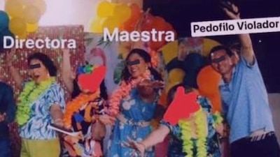 Según el relato de la pequeña Kim, un maestro y una docente fueron quienes abusaron de ella