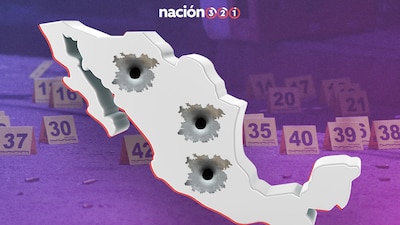 Son 6 estados los que concentran la mayoría de homicidios dolosos