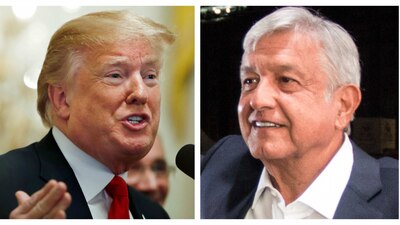 El estadounidense conversó con el próximo presidente de México durante media hora