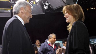 En 2012, López Obrador acudió al extinto programa "Tercer Grado", donde participaba Adela Micha